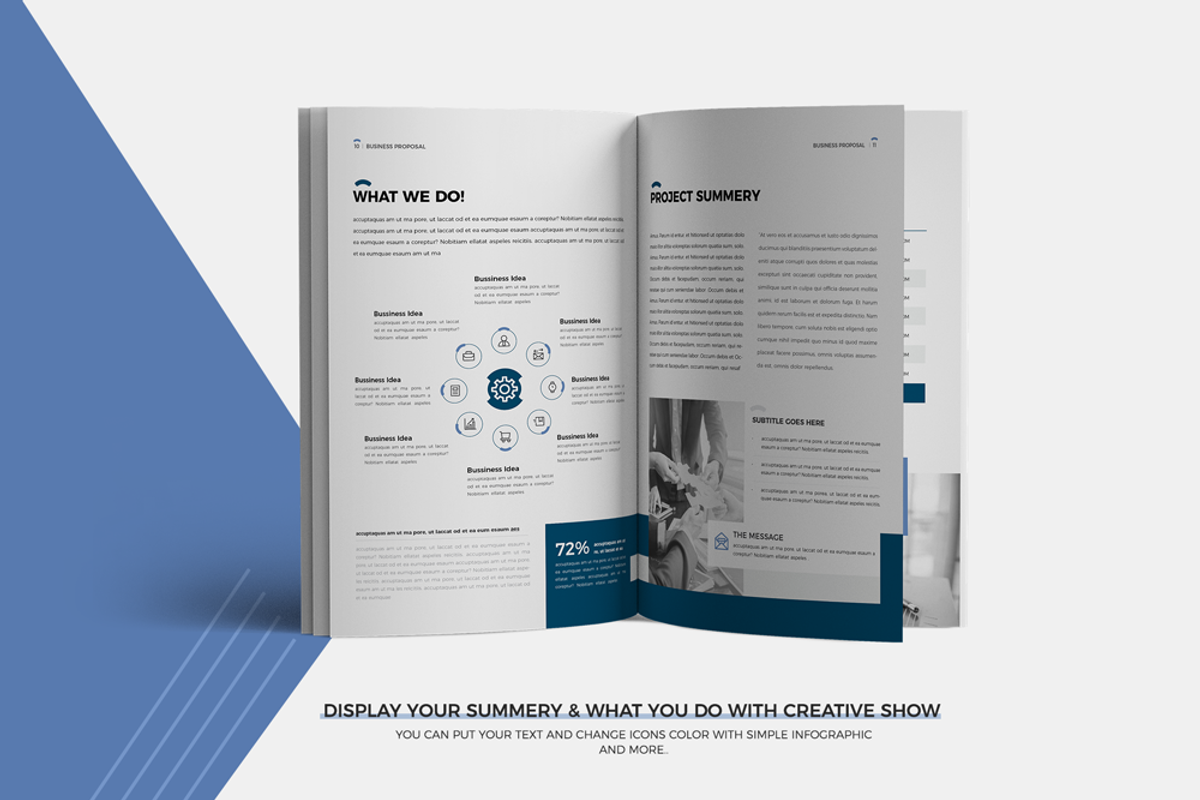 Business Proposal, Canva |Docx|PPT, a Brochure Template by Template Zone (Photo 5 of 11)