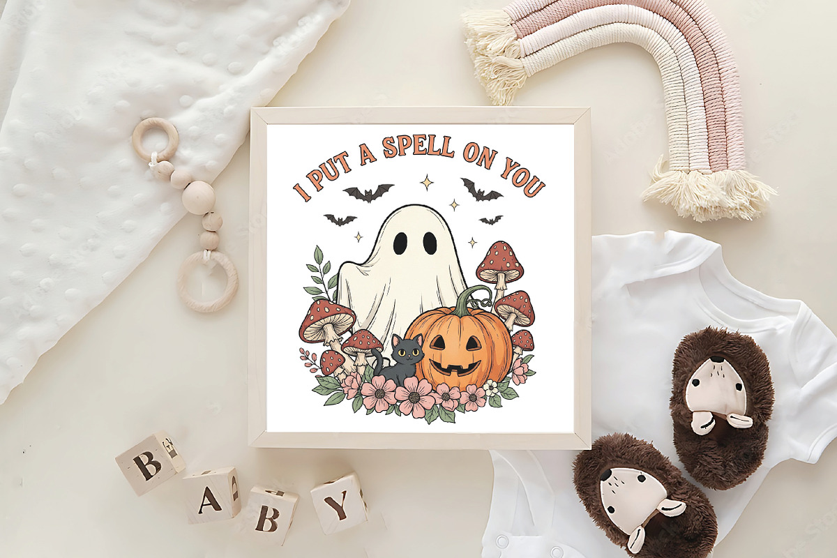 I Put a Spell on You Halloween PNG, an Illustration by CraftArtStudio (Photo 4 of 4)