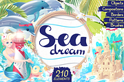 vector SET Sea dream, an Animal Illustration by WINDmade (Thumbnail 1 of 10)