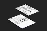 White marble bussiness card template, a Business Card Template by MH Design Template (Thumbnail 9 of 10)