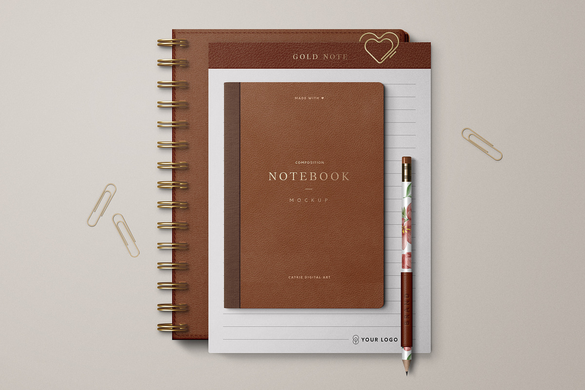 Leather Stationery Mockup Bundle, a Pens & Pencil Mockup by Catkie - Digital Art (Photo 12 of 29)