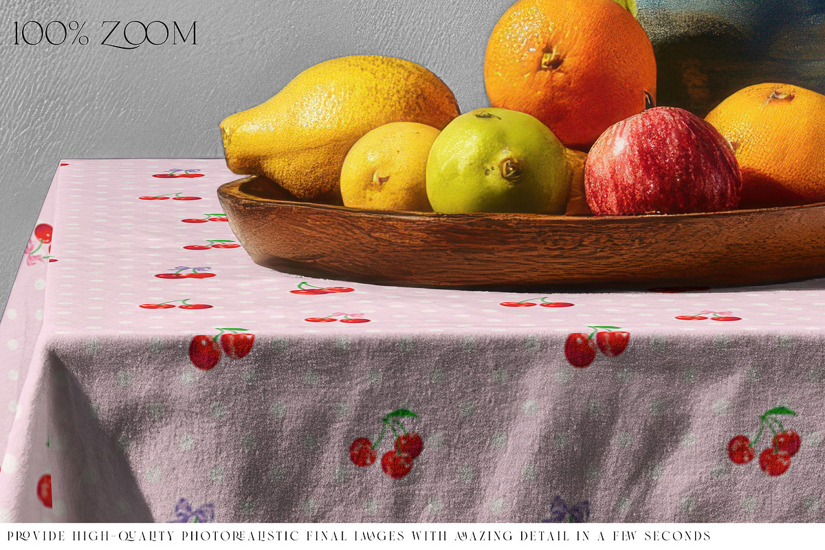 Square Tablecloth Mockups, a Household Mockup by mock-ups (Photo 27 of 28)