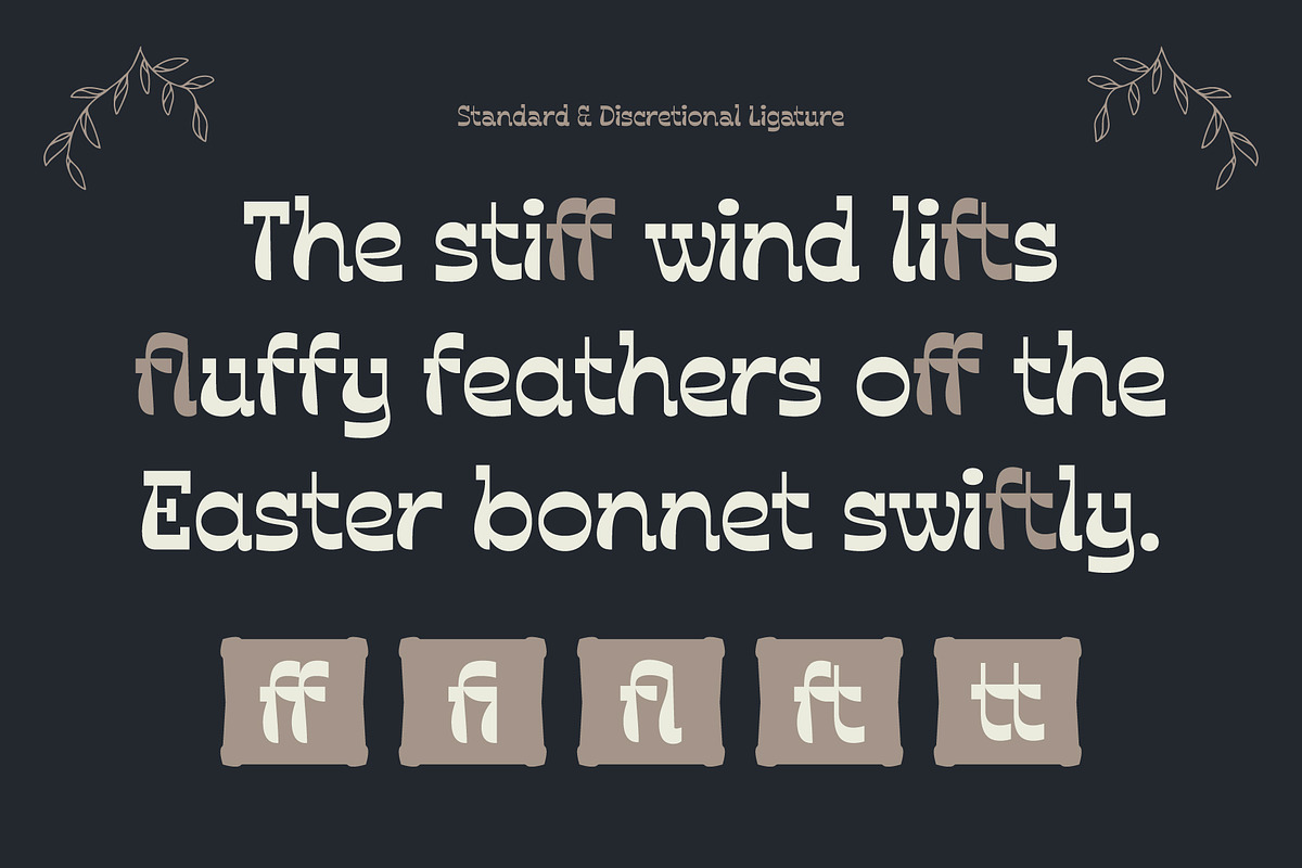 Darleco | Experimental Slab Display, a Slab Serif Font by Hole Hope Design (Photo 5 of 10)