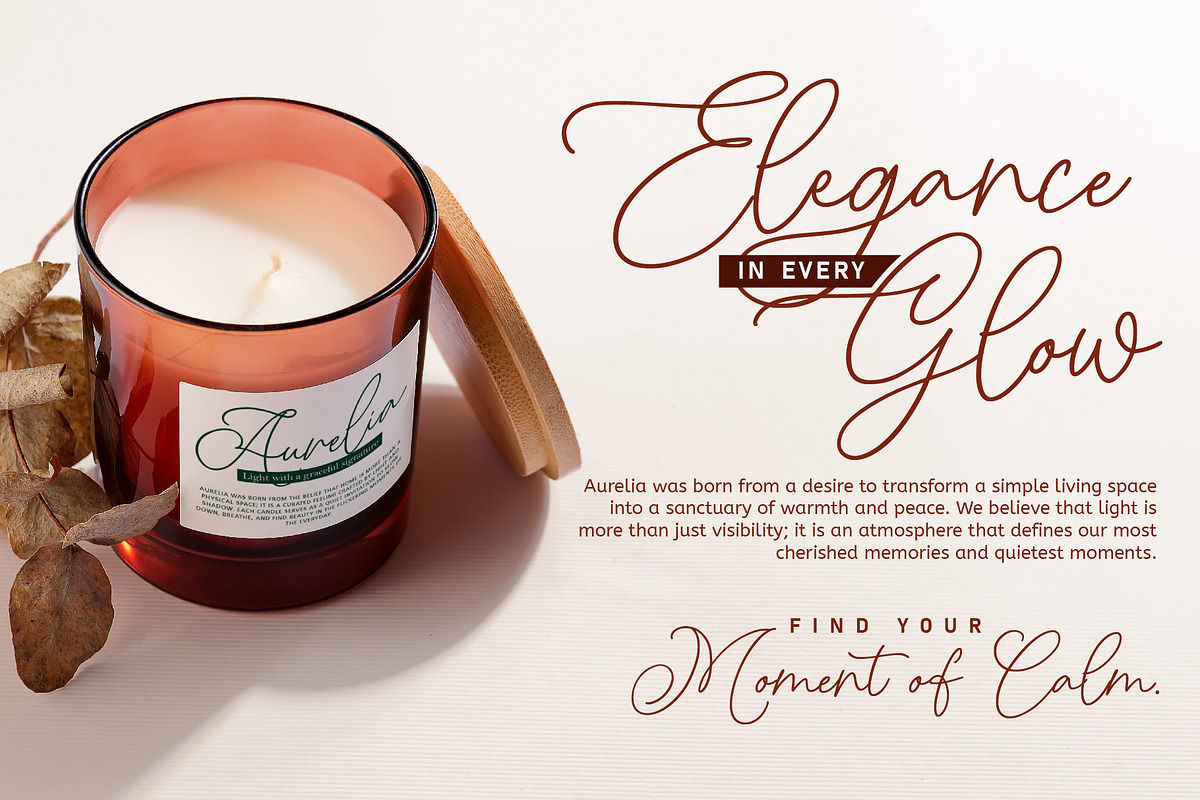 Marcellyna - Soft Luxury Script, a Script Font by Inviline.co (Photo 9 of 12)