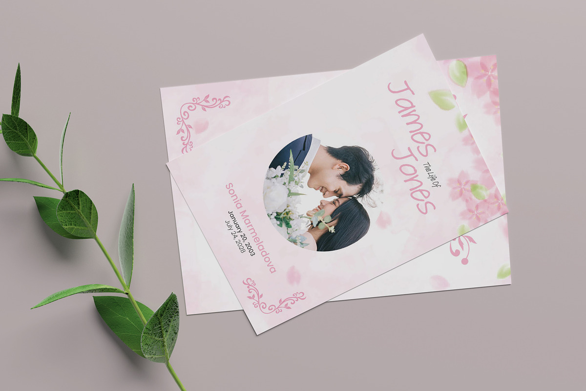 Wedding Invitations Template, an Invitation Template by Creatiya Type (Photo 4 of 4)