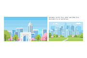 11 Green City Park In Springtime, an Illustration by jongcreative (Thumbnail 3 of 3)