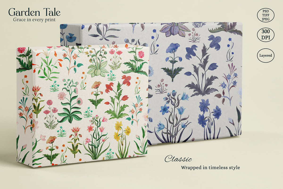 Garden Tale Prints & Patterns, a Pattern Graphic by GND ART STUDIO (Photo 6 of 8)
