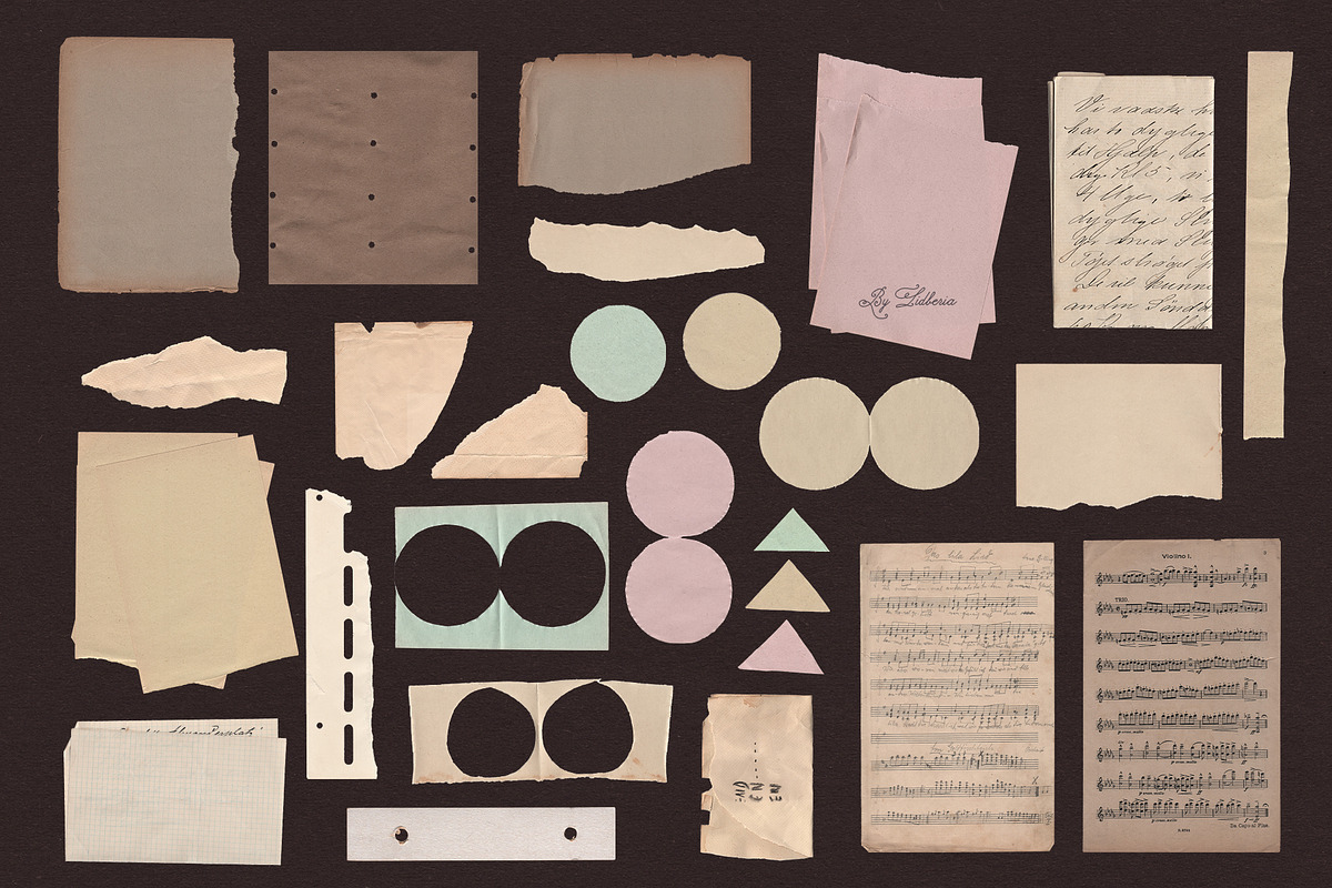 Analog Fragments: Paper & Denim, a Texture Graphic by Lidberia (Photo 7 of 14)