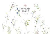 Summer Watercolor Wildflowers, a Decorative Illustration by Les Frolova (Thumbnail 4 of 11)