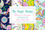 The Royal Paisley, a Pattern Graphic by TSTUDIO (Thumbnail 1 of 9)