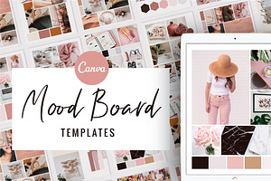 Mood Board Canva Templates