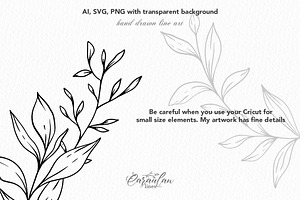 Greenery Line Art Collection