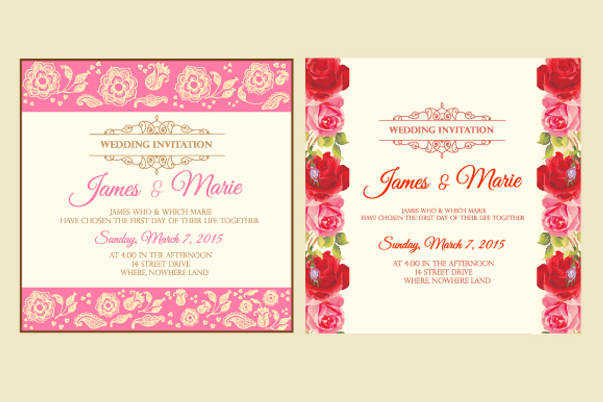 Floral Wedding Design Template, a Templates & Theme by Propylparaben (Photo 7 of 10)