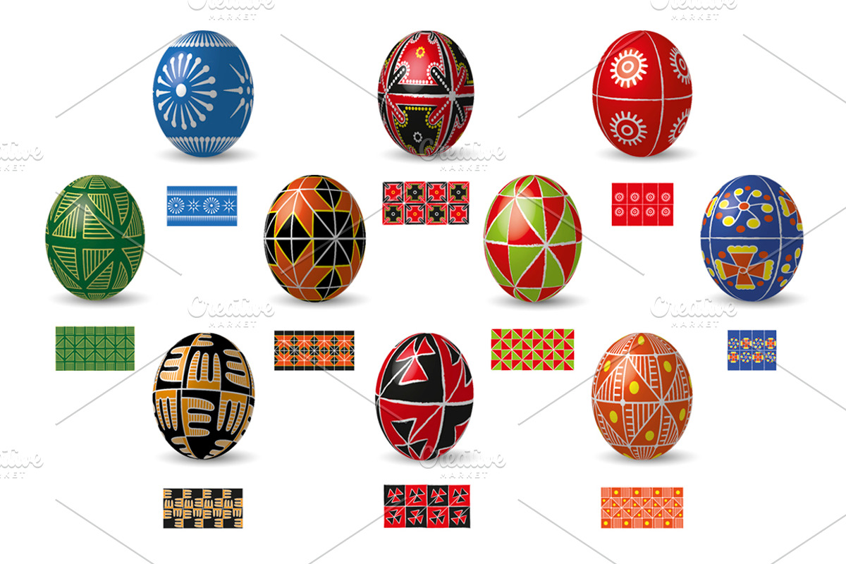 Easter egg with ornament., a Decorative Illustration by Adamskyistudio (Photo 3 of 3)