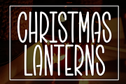Christmas Lanterns | Script Font, a Script Font by Scratchones (Thumbnail 1 of 8)