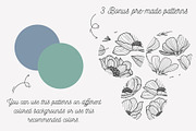 Hand drawn floral elements, a Decorative Illustration by Wander Designs (Thumbnail 6 of 8)