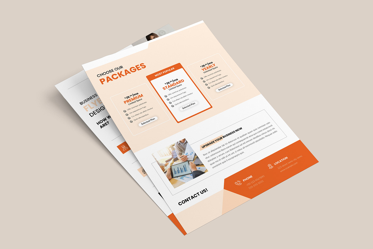 Business Price List Flyer Template, a Flyer Template by Spark_Creative (Photo 6 of 10)