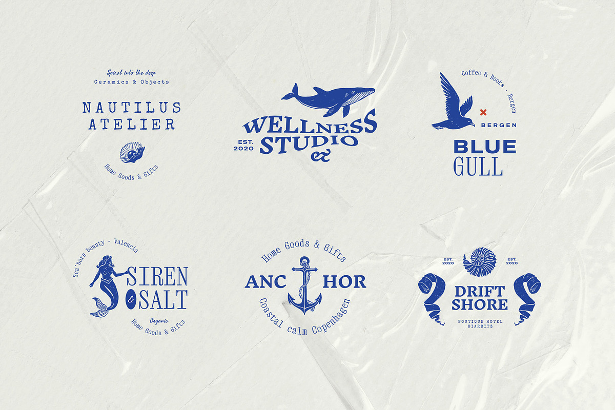 Ocean | Logo & Illustration Kit, a Branding & Logo Template by KetteCreate (Photo 19 of 20)