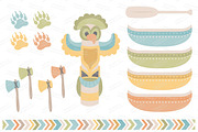 Vintage Tribal Clip Art & Vectors, an Illustration by Amanda Ilkov (Thumbnail 2 of 4)