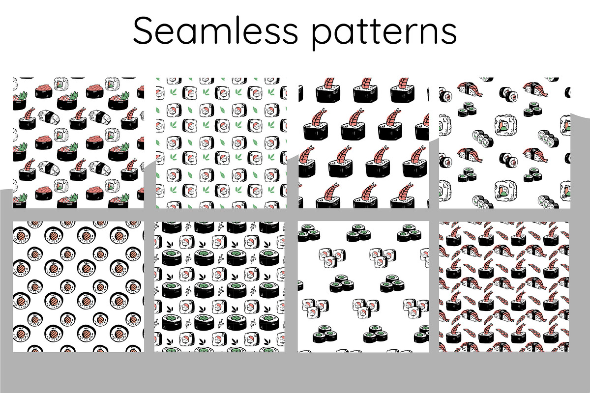 Japanese sushi graphics bundle, an Object Graphic by Doodle emporium (Photo 9 of 9)