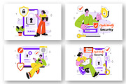 10 Digital Identity Security, a Technology Illustration by denayunebgt (Thumbnail 3 of 4)