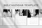 2025 CALENDAR CANVA TEMPLATE, a Stationery Template by The Little Lily Studio (Thumbnail 1 of 5)