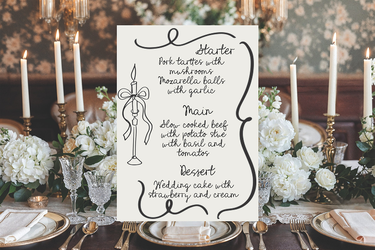 Romantic Boutique Whimsical Script, a Handwritten Font by Amalia Calligraphy (Photo 6 of 7)