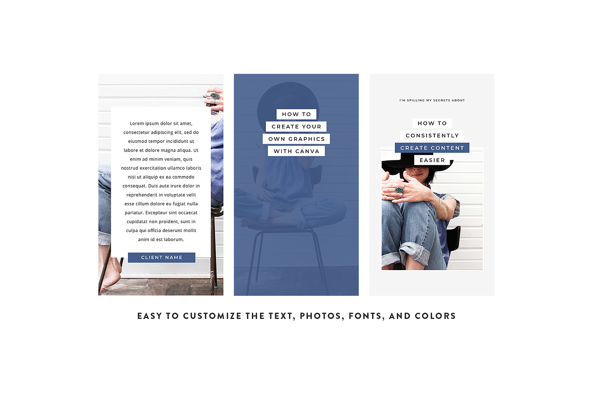 Ava Mae Instagram Templates, a Social Media Template by Coded Creative (Photo 2 of 5)