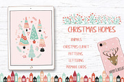 Christmas homes set, an Animal Illustration by Cozy pattern shop (Thumbnail 1 of 10)