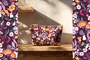 Plum Velvet Floral Pattern, a Pattern Graphic by Webvilla Studio (Thumbnail 6 of 7)