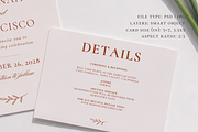 Floral Invitation & RSVP Set Mockup, an Advertising Mockup by Serenefeeling (Thumbnail 4 of 7)