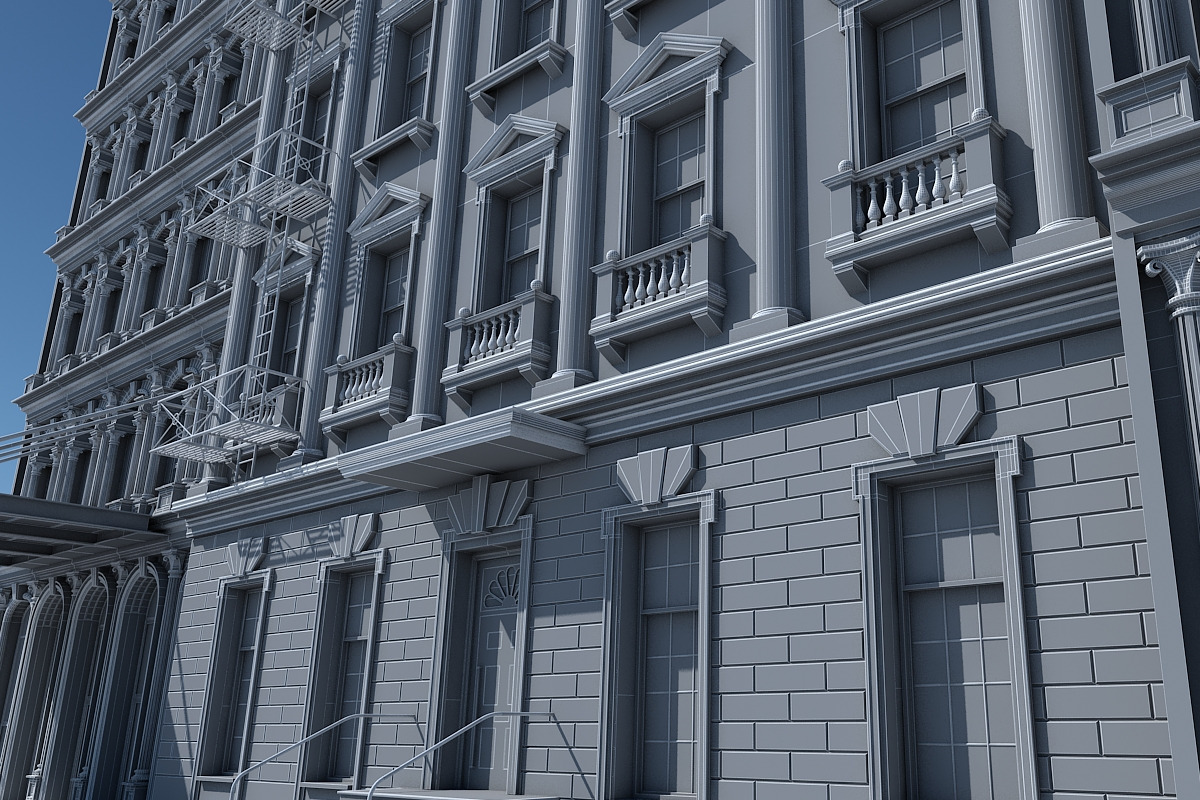 Commercial Building Facade 17, an Architecture 3D Model by Giimann (Photo 13 of 14)