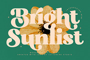 Bright Sunlist Modern Vintage Serif, a Serif Font by Letterena Studios (Thumbnail 1 of 15)