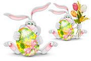 Cheerful bunny, a Graphic by Vector beauty (Thumbnail 5 of 5)