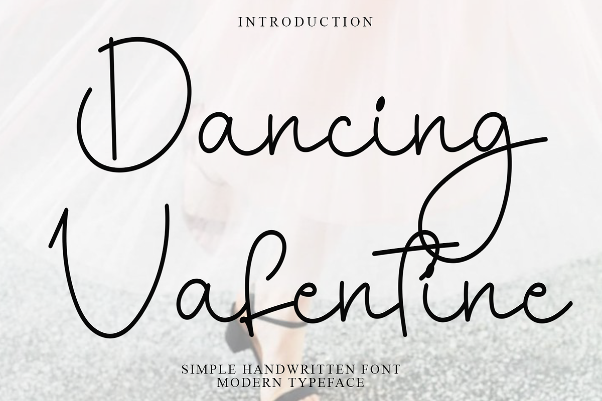 Dancing Valentine, a Handwritten Font by InermediaSTUDIO (Photo 1 of 8)