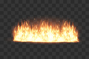 illustration of burning fire flame, an Illustration by Tomass2015 (Thumbnail 2 of 2)