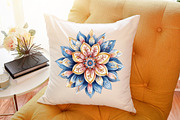Pastel Folk Art Motifs Flowers Anima, an Illustration by Sublimation Artist (Thumbnail 6 of 6)