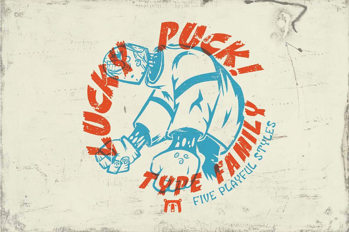 Lucky Puck | Playful Display Font, a Script Font by Bend Industries (Photo 7 of 8)