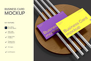 Minimal Business Card Mockup Layout, a Product Mockup by graphypix (Thumbnail 2 of 4)