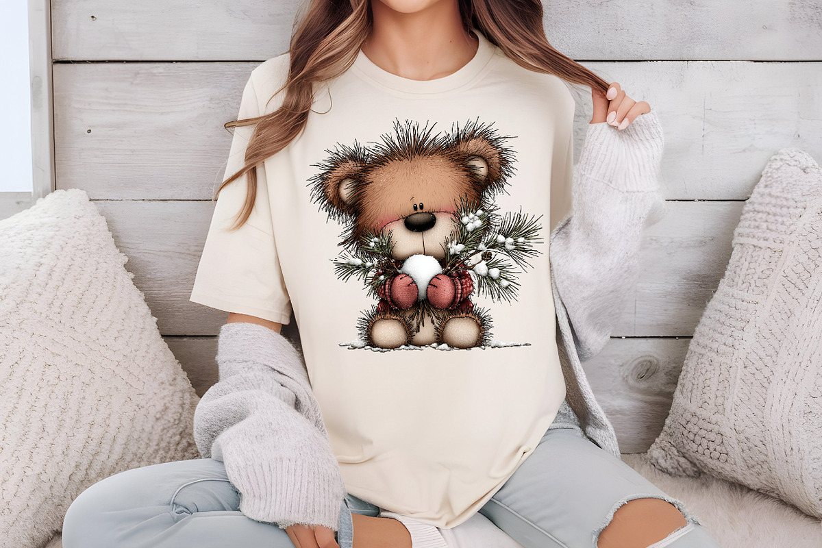 Christmas Woodland Animals Clipart, an Illustration by DreamCafeArt (Photo 7 of 8)