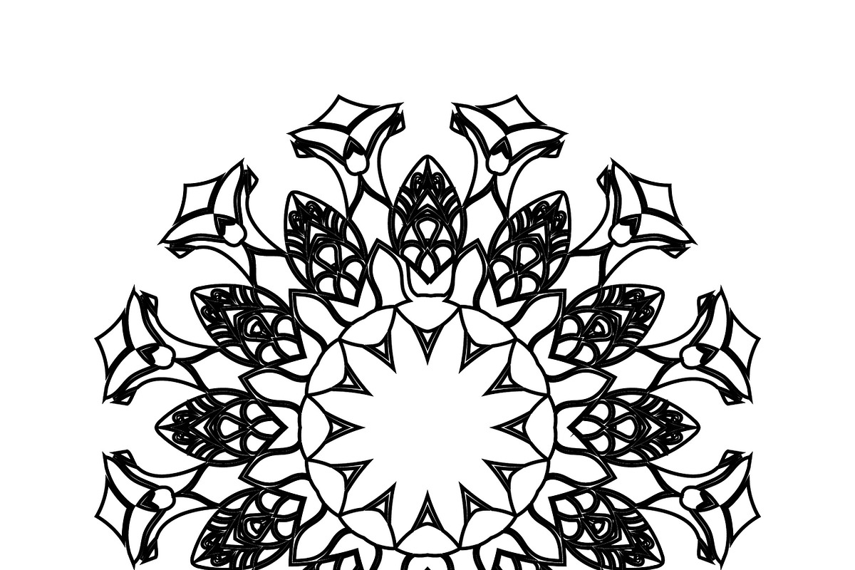 20 mandala vector background design, a Pattern Graphic by NJ Himel (Photo 10 of 21)
