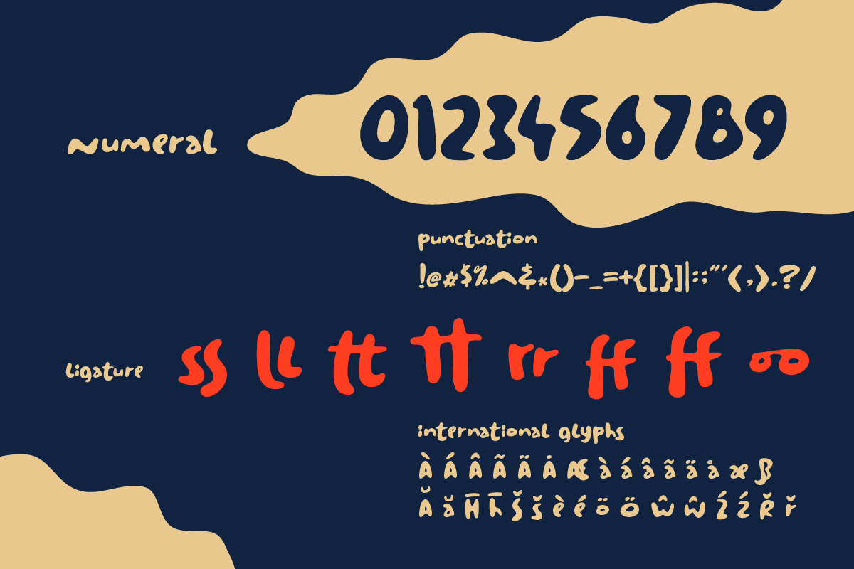 THE BABY MOON - Display Font, a Font by Olexstudio (Photo 5 of 10)