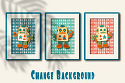 Retro Christmas Toy Robots Graphics, an Object Graphic by Blynn Pippen (Thumbnail 20 of 26)