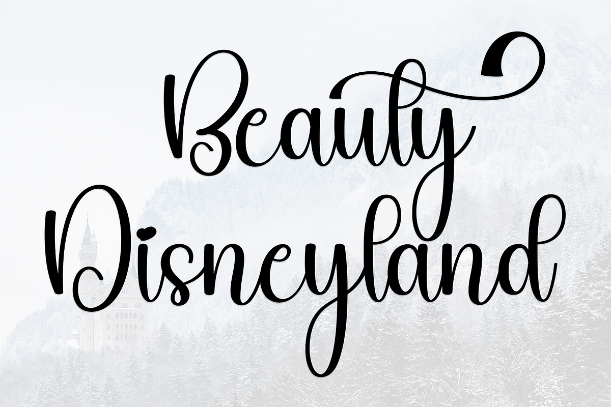 Winter Disney, a Handwritten Font by FreshTypeINK (Photo 7 of 8)