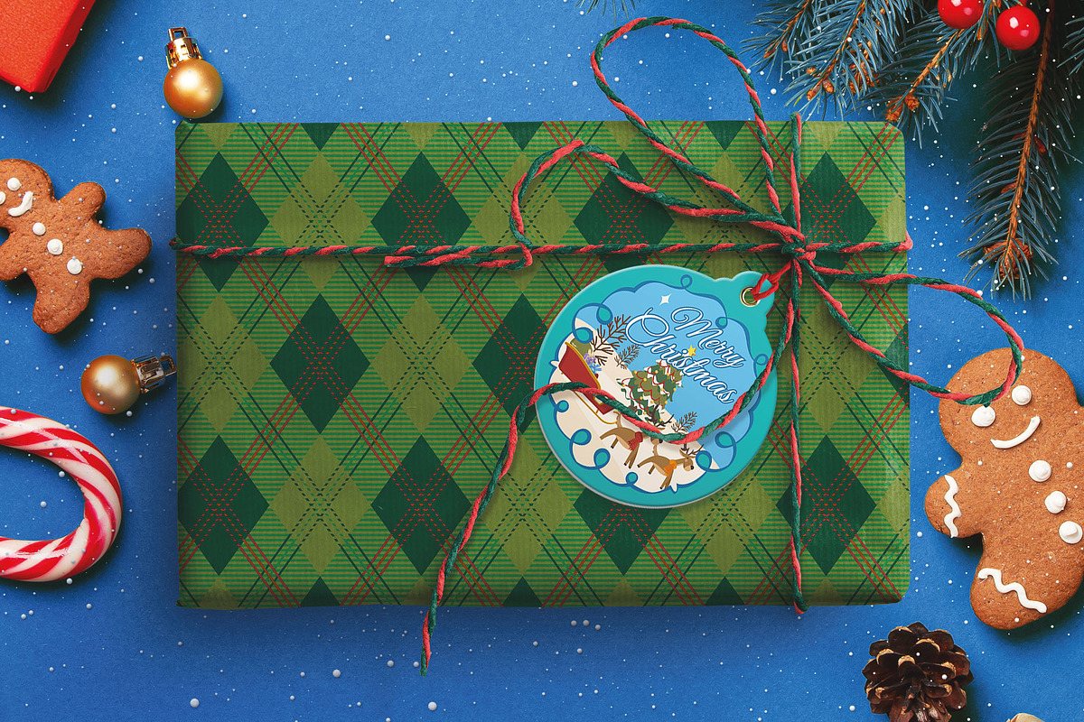 Christmas Gift Tag - Merry Mistletoe, a Card Template by diary.bari (Photo 7 of 8)