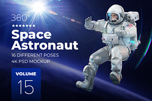 3D Mockup Space Astronaut 15