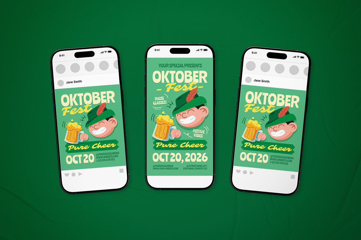 Oktoberfest Event Flyer Set, a Flyer Template by The Good Store (Photo 2 of 2)