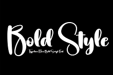 Bold Style | Script Font