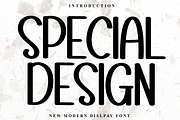 Special Design, a Serif Font by FreshTypeINK (Thumbnail 1 of 8)