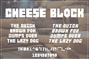 Cheese Block Bold Typeface, a Font by SLTFNDRY (Thumbnail 2 of 2)